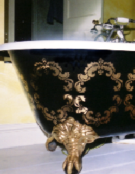 Painted bath